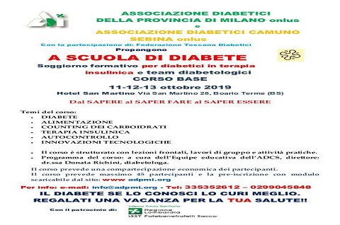 A SCUOLA DI DIABETE